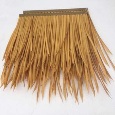 Custom Eco-friendly 500*500mm Factory Direct Synthetic Plastic Thatch for Roofing