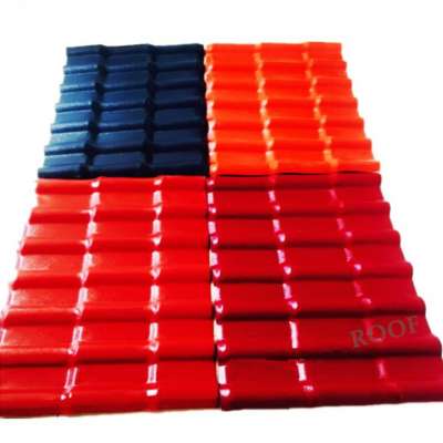 Eco-Friendly Waterproof Synthetic Resin Roof Tiles 3 Layers UPVC Roofing Materials